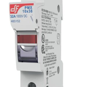 Portafusible CARRIL DIN fusible 10,3x38mm