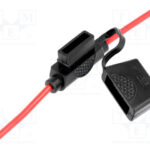 Portafusibles Coche 19mm 30A/32Vdc Cables PVC