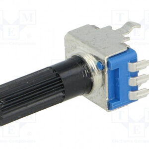 10K Potenciometro  Lineal  Cto. impreso Eje plastico 6mm diametro