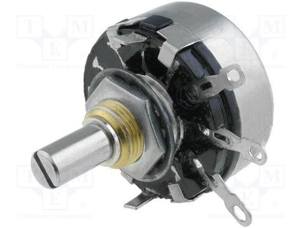 220K 2W 20% Potenciometro LINEAL Eje 6mm metal