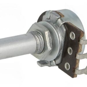 2K2 Potenciometro Lineal Eje Metal Corto