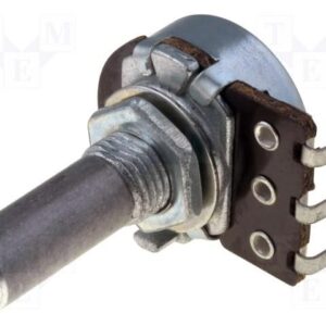 POTENCIOMETRO 100K Lineal Eje Metal 6mm longitud 13,5mm