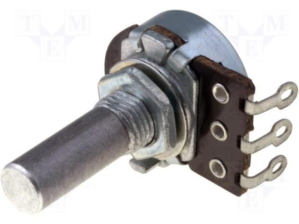 POTENCIOMETRO 100K Lineal Eje Metal 6mm longitud 13,5mm