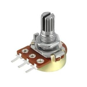 Potenciometro 250K LINEAL eje corto Metal