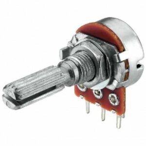 Potenciometro 5K LINEAL Eje corto Metal
