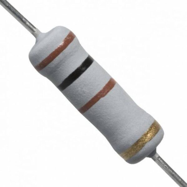 100R 2W 5%  Resistencia Metal Oxido Axial