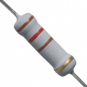 120R 2W 5% Resistencia Oxido Metal Axial