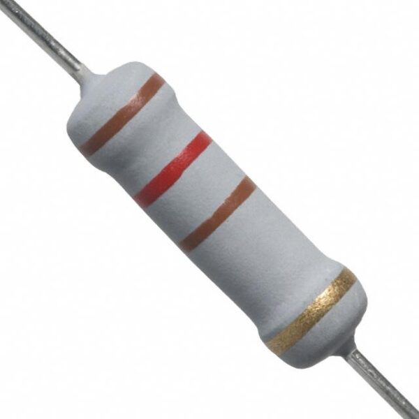 120R 2W 5% Resistencia Oxido Metal Axial