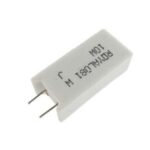 15R 10W 5% Resistencia Bobinada  posicion Vertical
