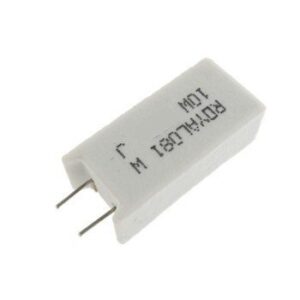15R 10W 5% Resistencia Bobinada  posicion Vertical