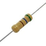 1Mg 1W 5% Resistencia Carbon Axial