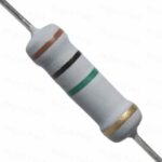 1Mg 2W 5% Resistencia Oxido Metal Axial