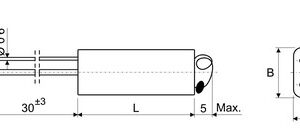 1R2 8WV  Resistencia Bobinada Vertical Fusible 1,2 Ohm 8W