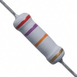 27K 2W Resistencia Oxido Metal 27K 2W 5% Axial