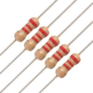 2K2 1/2W 5% Resistencia Carbon 2,2K 1/2W Axial