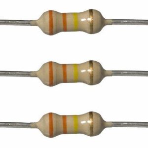330K 1/2W Resistencia Carbon 330K 1/2W 5% Axial