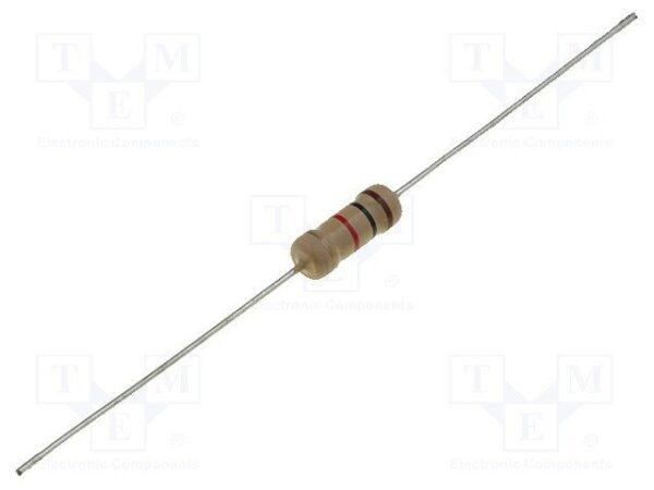 330R 2W 5% Resistencia Cabon Film 330 Ohm 2W Axial