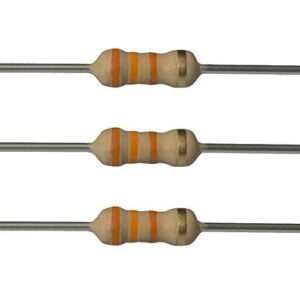 33K 1/2W   Resistencia Carbon 33K 1/2W 5% Axial
