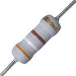 33K 1W Resistencia Oxido Metal 33K 1W 5% Axial