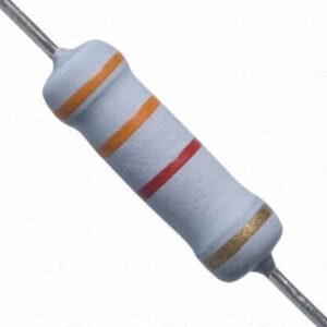 3K3 2W Resistencia Oxido Metal 3,3K 2W 5% Axial