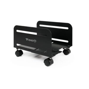 Soporte CPU Suelo con Ruedas NEGRO TOOQ