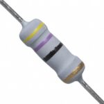 0R47 1W 5% Resistencia Oxido Metal 0,47R 1W Axial