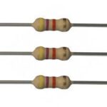 4K7 1/2W 5% Resistencia Carbon Axial