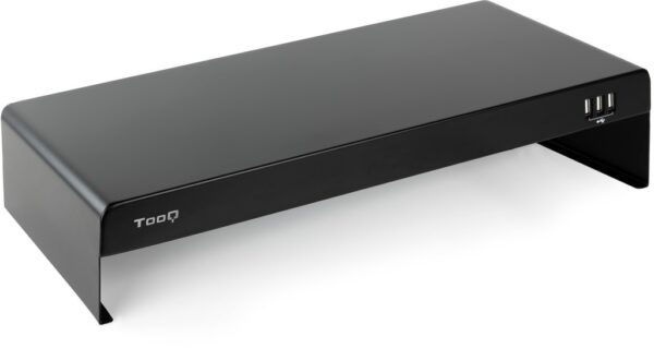 Soporte Elevador Monitor Portátil 3xUSB NEGRO TOOQ