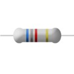 6K8 1W Resistencia Oxido Metal 6,8K 1W 5% Axial