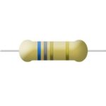 6R8 1/2W 5%  Resistencia Carbon 6,8 Ohm 0,5W Axial