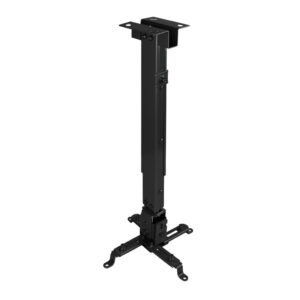 Soporte Proyector Techo 13cm o 43-65cm NEGRO