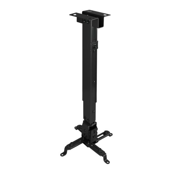 Soporte Proyector Techo 13cm o 43-65cm NEGRO