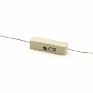 Resistencia Bobinada 470R 4W 5% Axial