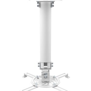 Soporte Proyector Techo de 38 a 58cm BLANCO