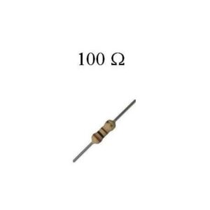 Resistencia Carbon 100R 1/4W 5% Axial