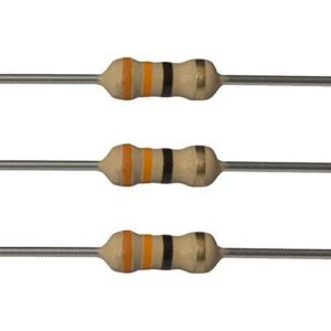 0R33 1/2W Resistencia Carbon 0,33 Ohm 1/2W 5% Axial
