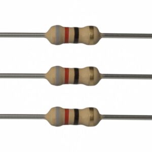 Resistencia Carbon 82R 1/2W 5% Axial