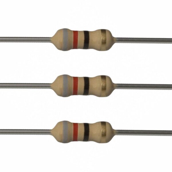Resistencia Carbon 82R 1/2W 5% Axial