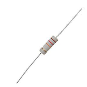 Resistencia Oxido Metal 120K 1W 5% Axial