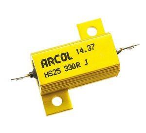 Resistencia Potencia 330R 25W 5% Metalica ARCOL