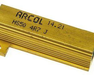 Resistencia Potencia 4R7 50W 5% Metalica ARCOL