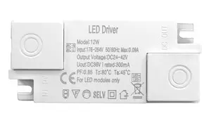 Driver LED 57-75Vdc (72Vdc) 24W 300mA DH