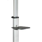 Soporte TV Suelo VESA 600x400 PLATA TOOQ