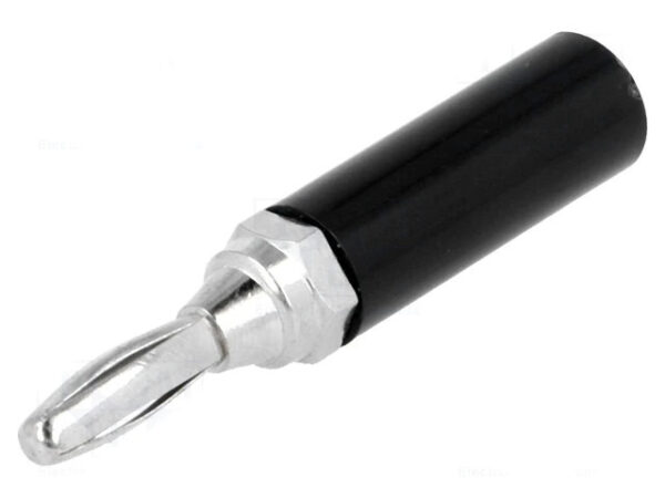 Banana 4mm NEGRA