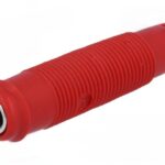 Banana Hembra Aerea 4mm 16A/60Vdc color ROJO