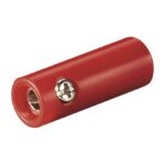 Banana Hembra aerea 4mm color ROJO