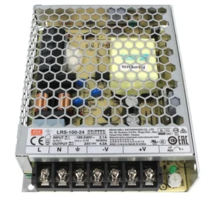 Fuente Alimentacion Conmutada 24Vdc 100W 4,5A Rejilla MW LRS-100-24