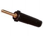 Banana Macho 2mm color NEGRO 6A/60Vdc