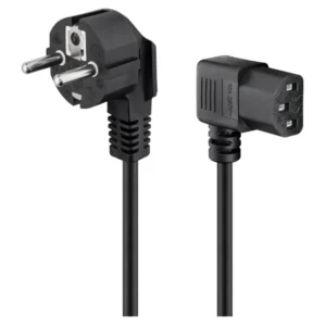 Cable Alimentacion C13 a SCHUKO Acodado 5m GOOBAY