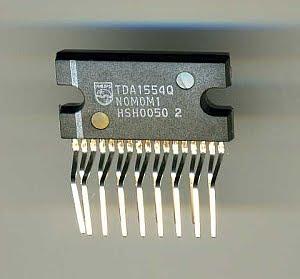 Circuito Integrado Audio 15W 2 canales Multiwattt 15 pines TDA1554Q